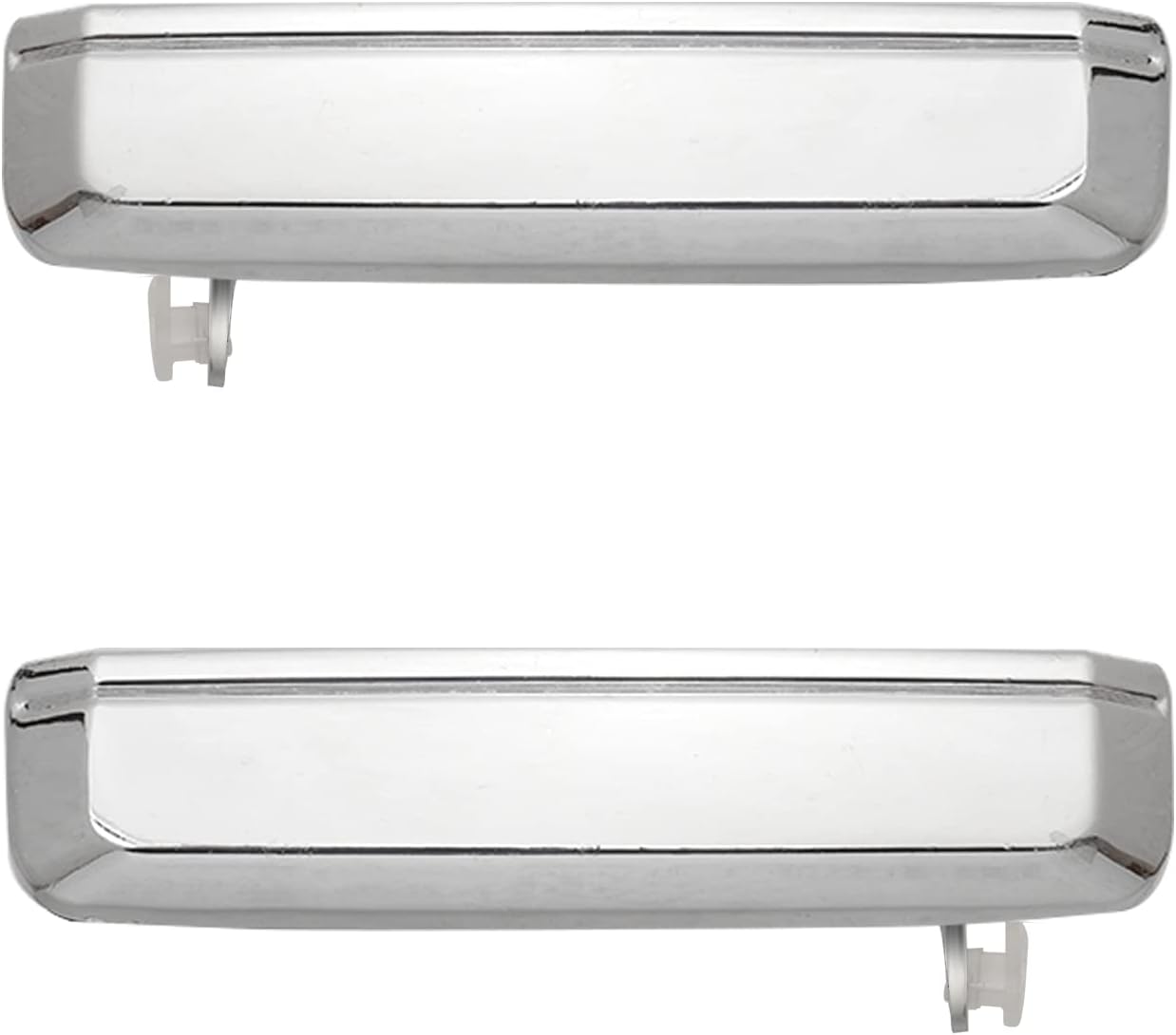 Nissan Hardbody D21 Pair of Chrome Exterior Door Handles for Nissan Hardbody D21 Pickup 1986-1994, Front Rear Driver & Passenger Side Replaces# 90008, 90009
