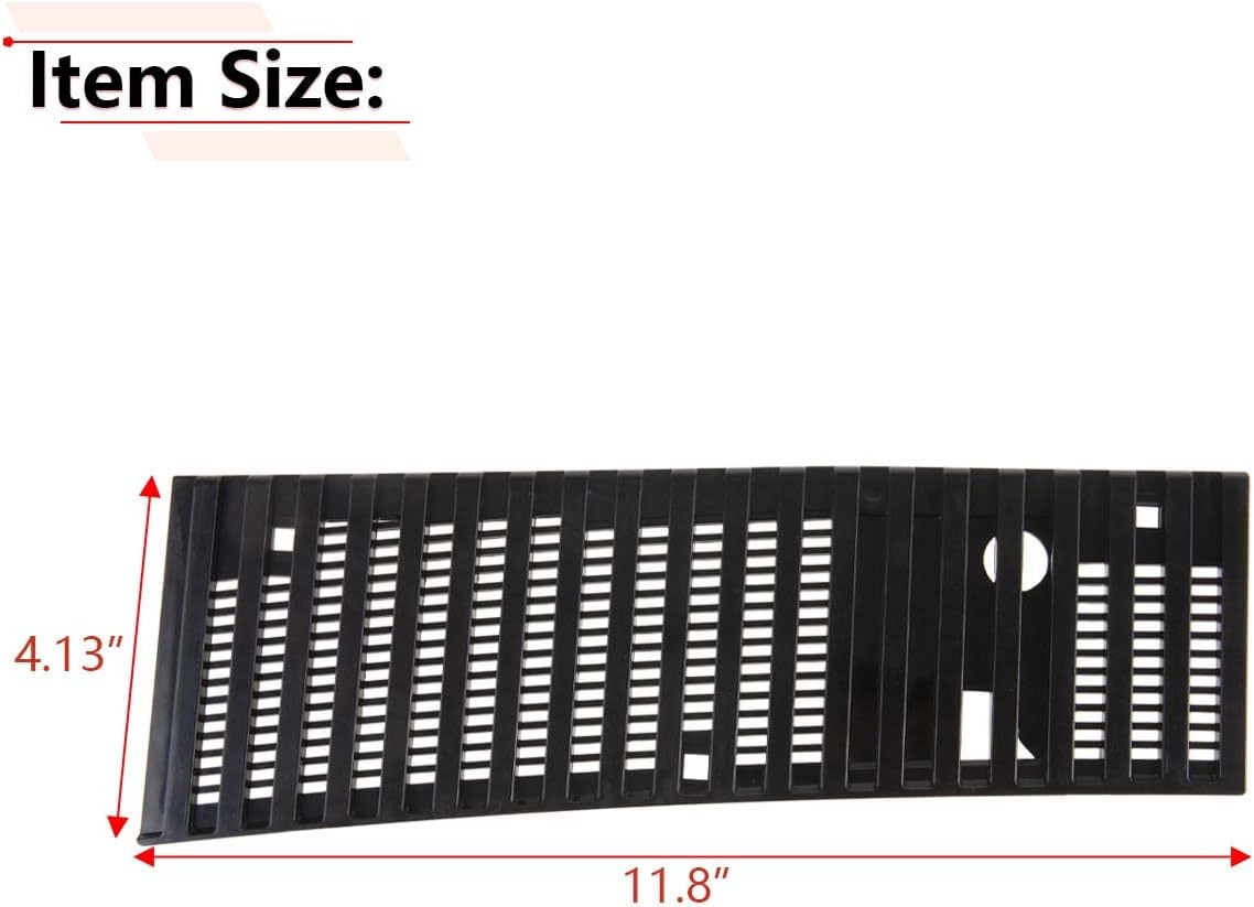 Nissan Hardbody Pickup D21 1 Set Hood Cowl Top Grille Compatible with Nissan Hardbody Pickup D21 Frontier Pathfinder 1986 to 1997 Year Finisher Wiper Cowl Grille, for 66815-0S700 66814-0S700