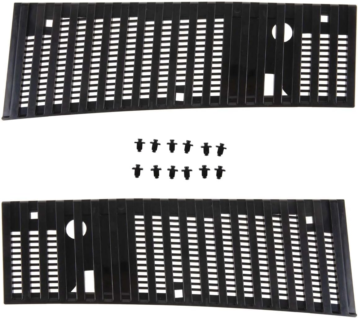 Nissan Hardbody Pickup D21 1 Set Hood Cowl Top Grille Compatible with Nissan Hardbody Pickup D21 Frontier Pathfinder 1986 to 1997 Year Finisher Wiper Cowl Grille, for 66815-0S700 66814-0S700