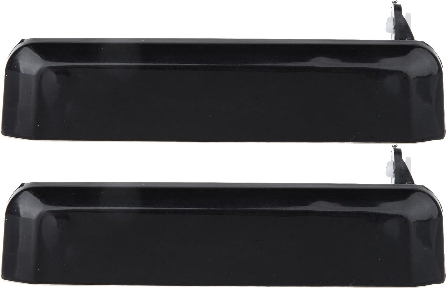 Nissan D21 Door Handles Exterior outside Outer Front Driver Side for 1995-1997 for Nissan Pickup 1987-1995 for Nissan Pathfinder Black(2Pcs)