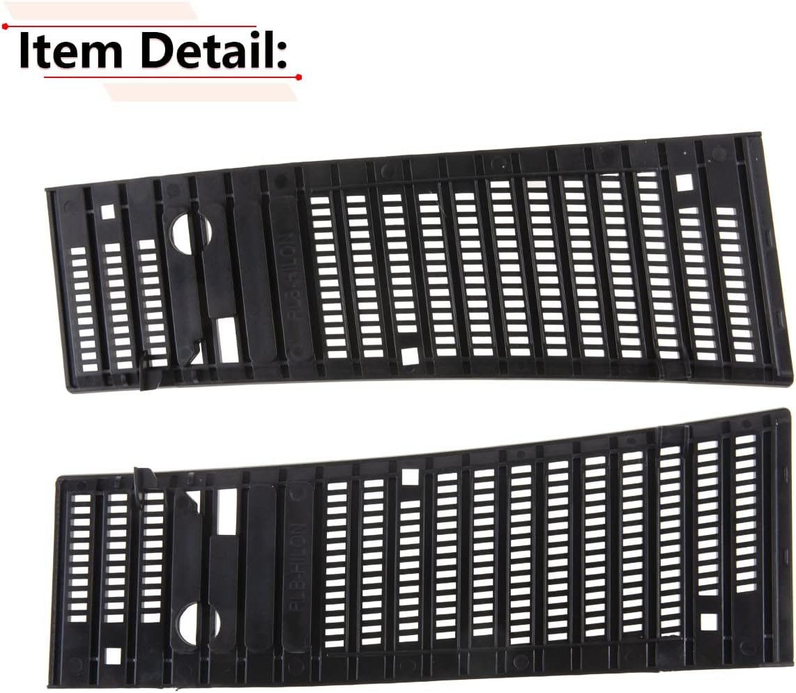 Nissan Hardbody Pickup D21 1 Set Hood Cowl Top Grille Compatible with Nissan Hardbody Pickup D21 Frontier Pathfinder 1986 to 1997 Year Finisher Wiper Cowl Grille, for 66815-0S700 66814-0S700