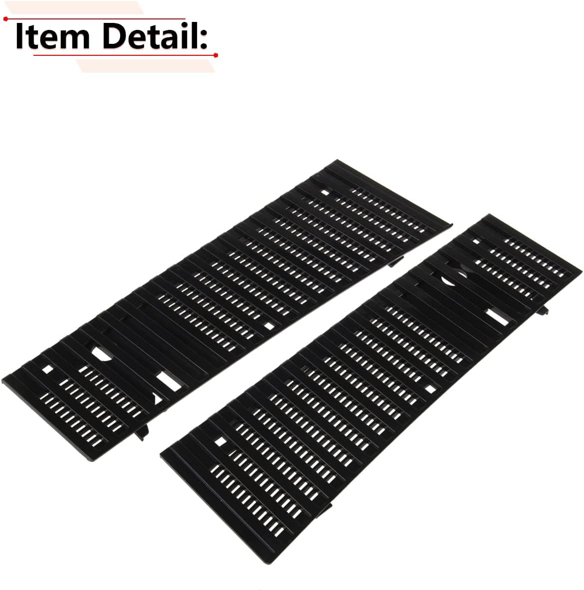Nissan Hardbody Pickup D21 1 Set Hood Cowl Top Grille Compatible with Nissan Hardbody Pickup D21 Frontier Pathfinder 1986 to 1997 Year Finisher Wiper Cowl Grille, for 66815-0S700 66814-0S700