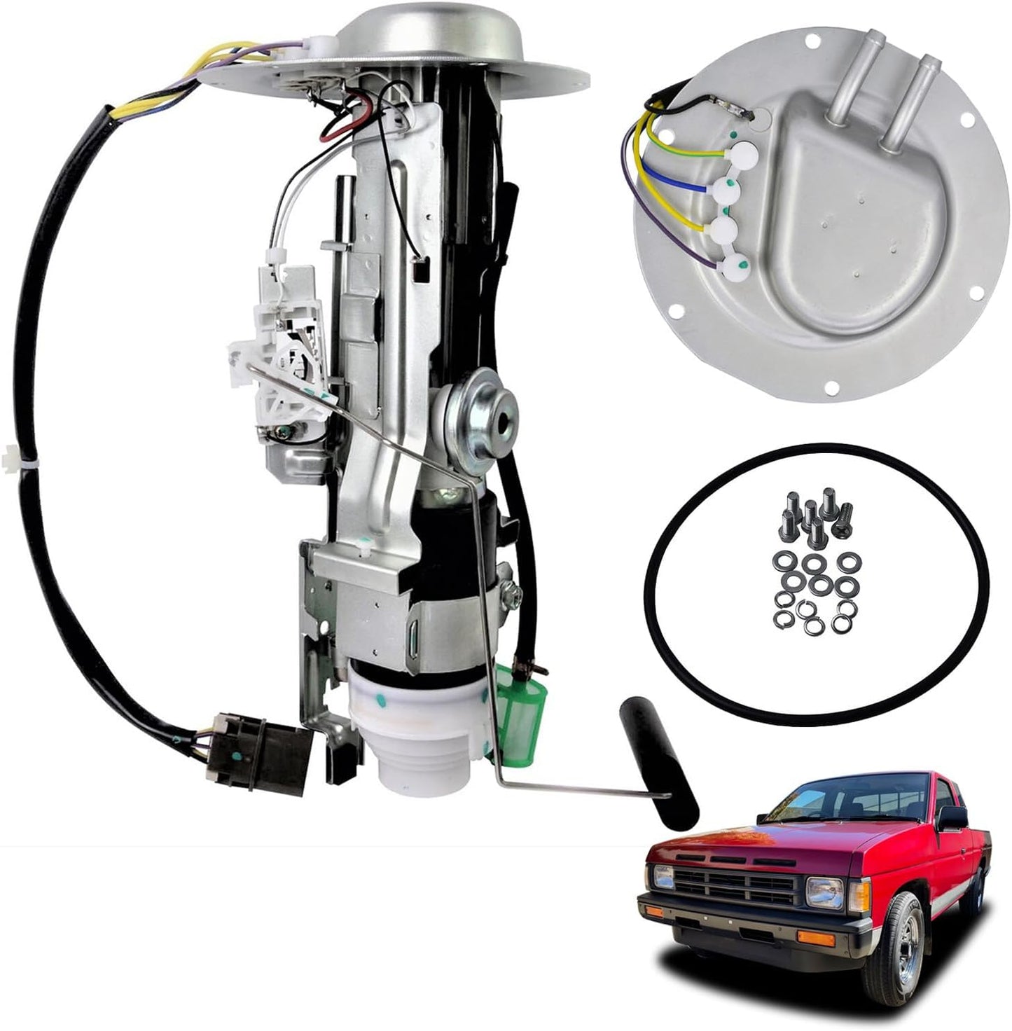 Nissan D21 V6 & V4 Fuel Pump Module Assembly Fits 1988 1989 1990 1991 1992 Nissan D21 V6 3.0L L4 2.4L E8268S SP4017M
