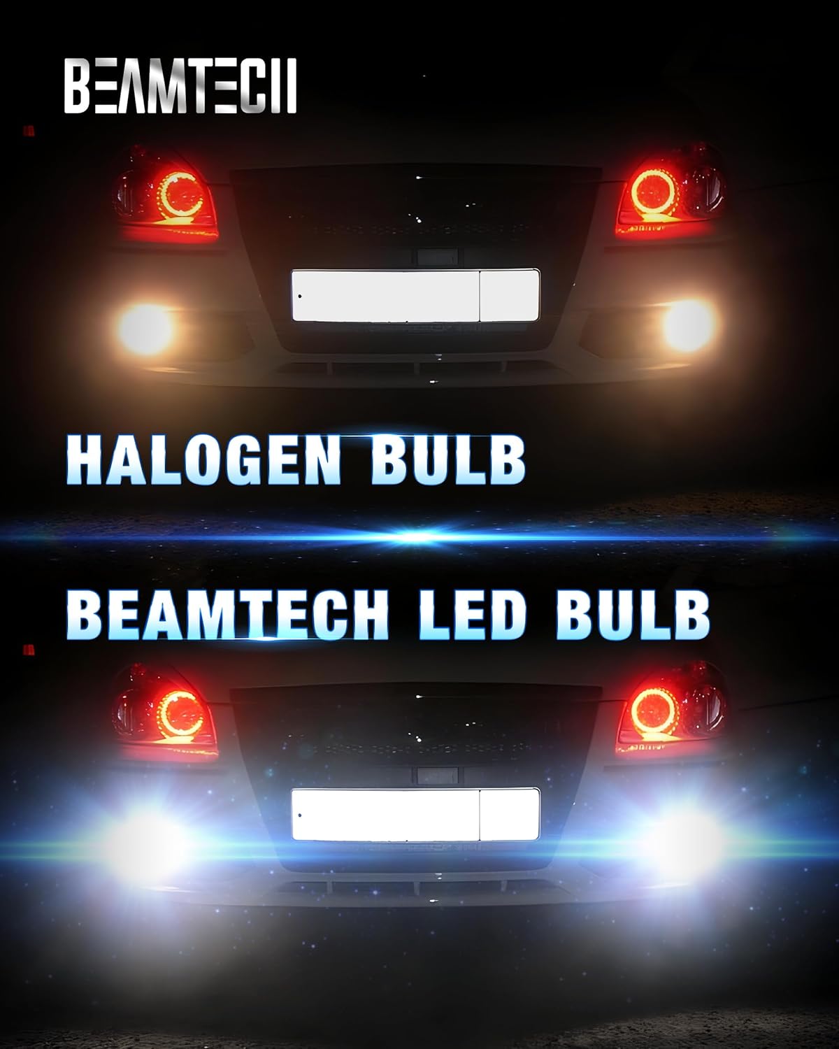 Nissan D21 Reverse Light 1156 LED Bulbs for Turn Signal Lights, Build-In CANBUS, 6500K White Super Brighte, 1141 1003 7506 BA15S Reverse Back up Lights, Tail Brake Parking Lights, Pack of 2