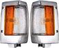 OE Style Replacement Side Marker Front Signal Lights Assembly Compatible with Nissan 1990-1997 Pickup Left Driver & Right Passenger Sides Pair