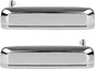 Nissan Hardbody D21 Pair of Chrome Exterior Door Handles for Nissan Hardbody D21 Pickup 1986-1994, Front Rear Driver & Passenger Side Replaces# 90008, 90009