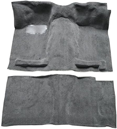 Nissan D21 Automotive Carpet Compatible with 1987 to 1997 Nissan Standard Cab Pickup Truck (801-Black Plush Cut Pile)