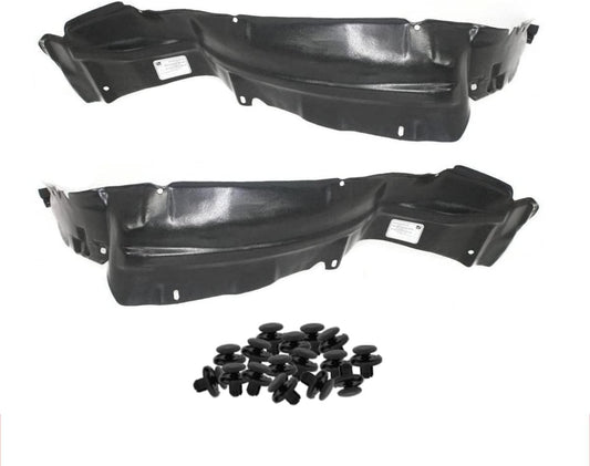 Hardbody D21 Pickup Fender Liner Set W/Clips for 1986-1997 Hardbody D21 Pickup 2WD Front Driver & Passenger Side Left Right NI1249103 NI1248103 6388101G2 6388001G01