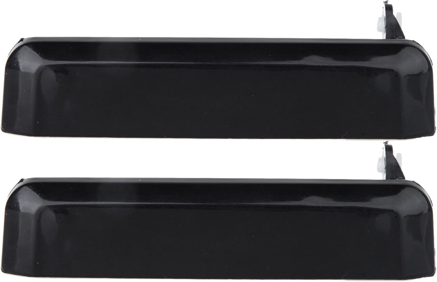 Nissan D21 Door Handles Exterior outside Outer Front Driver Side for 1995-1997 for Nissan Pickup 1987-1995 for Nissan Pathfinder Black(2Pcs)