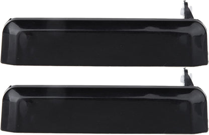 Nissan D21 Door Handles Exterior outside Outer Front Driver Side for 1995-1997 for Nissan Pickup 1987-1995 for Nissan Pathfinder Black(2Pcs)