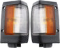 OE Style Replacement Side Marker Front Signal Light Assembly Compatible with Nissan 1990-1997 Pickup Left Driver & Right Passenger Sides Pair