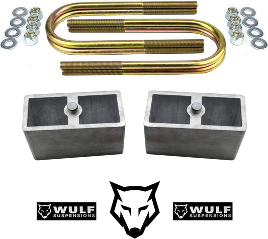 Nissan D21 Wulf 3" Rear Drop Block Lowering Kit with U-Bolts Compatible with Model Toyota Compatible with Model Nissan Compatible with Model Mazda