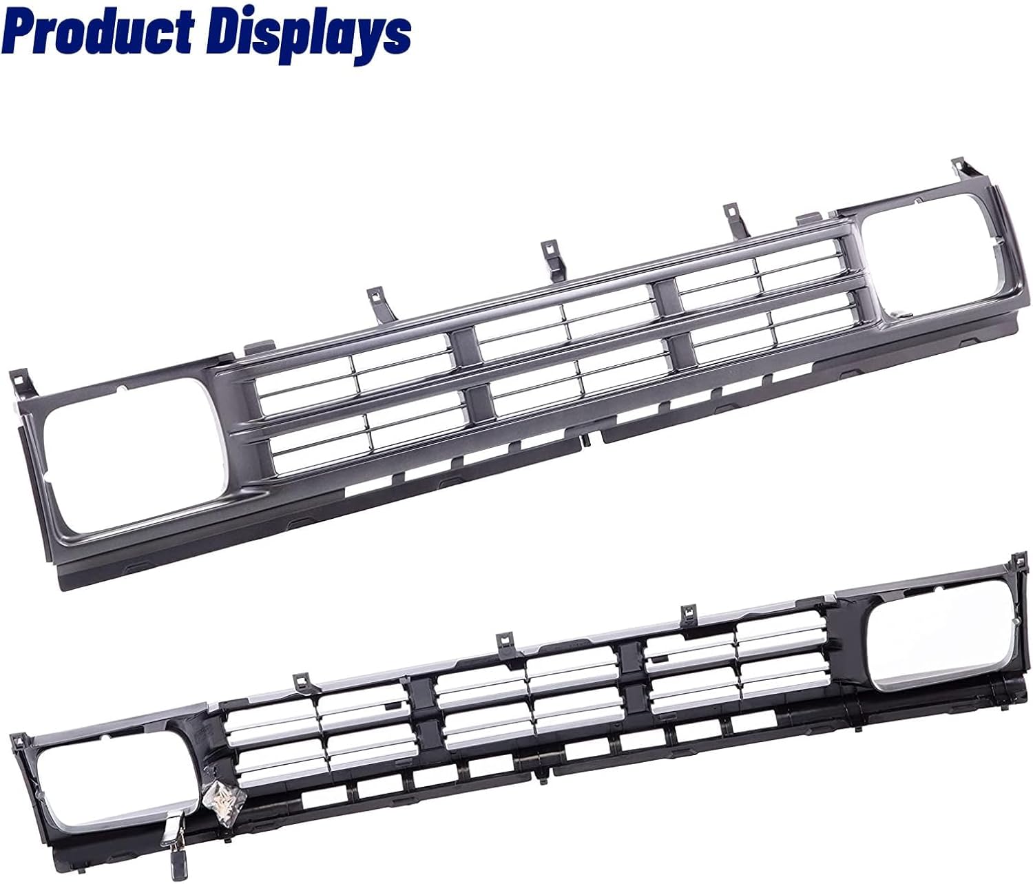 Nissan D21 Front Black Grille - Tailored for 1990-1992 Nissan D21 Base SE, with Precise Fit to 6231086G00 NI1200120